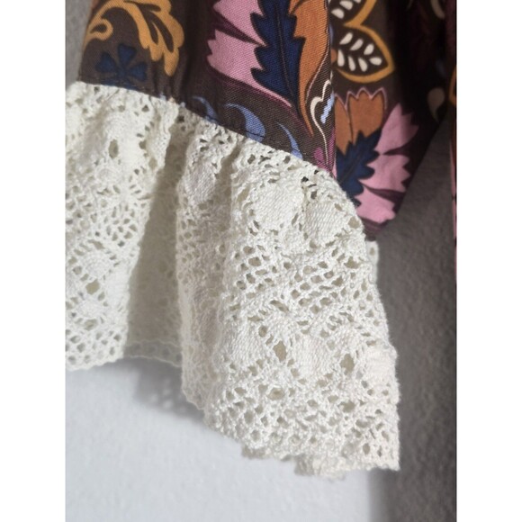 Matilda Jane Make Believe Intermission Dress Small NWT Boho FloralLace Trim Fall - Picture 7 of 9